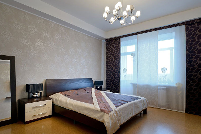 Japanese curtains for the bedroom