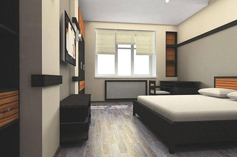 Minimalism style bedroom curtains