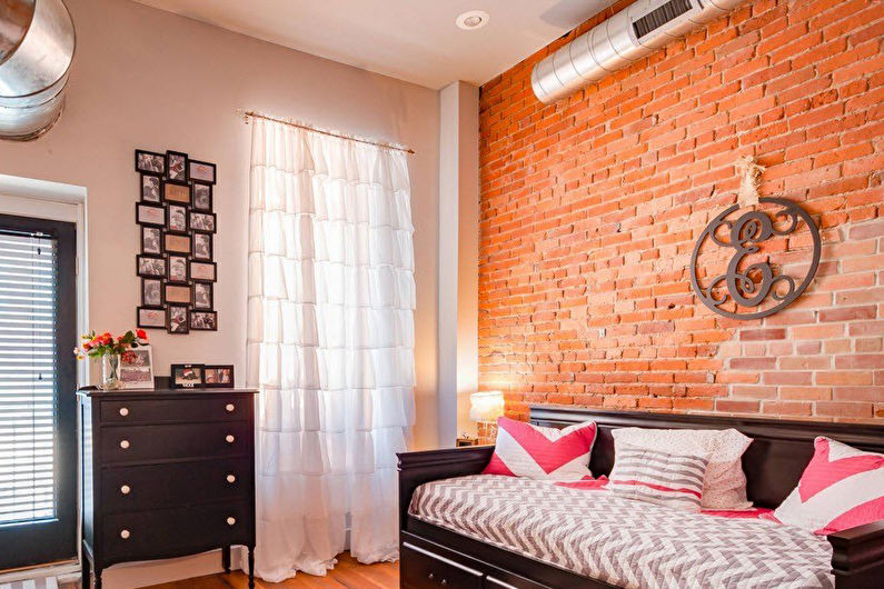 Curtains for a bedroom - photo