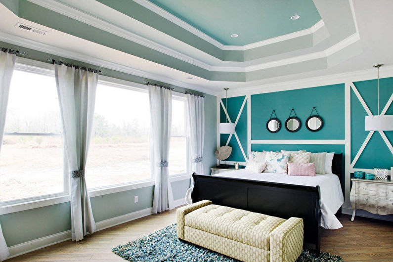Curtains for a bedroom - photo