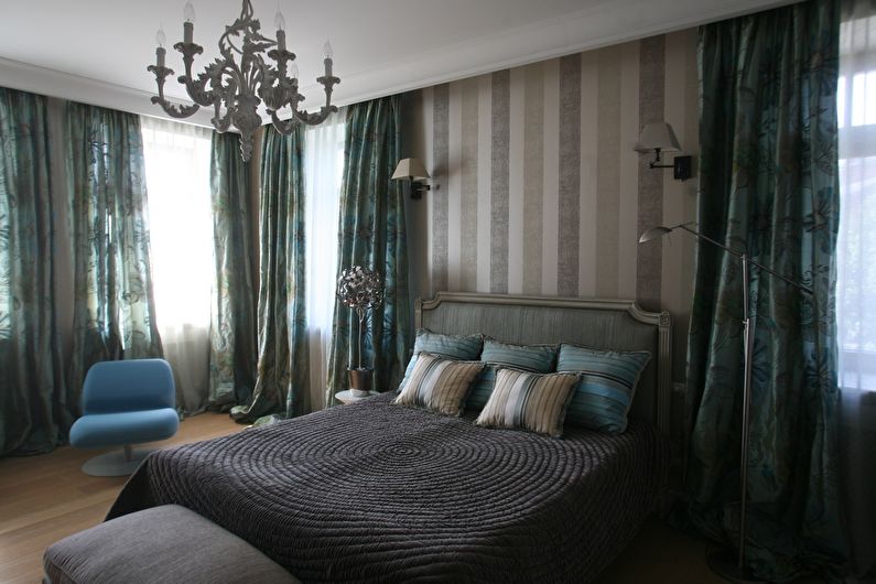 Curtains for a bedroom - photo