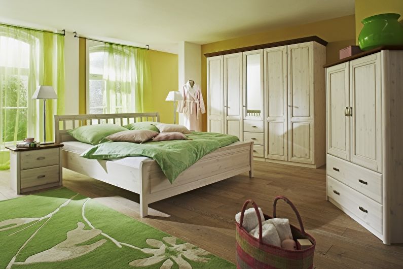 Curtains for a bedroom - photo