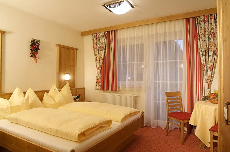Curtains for a bedroom - photo
