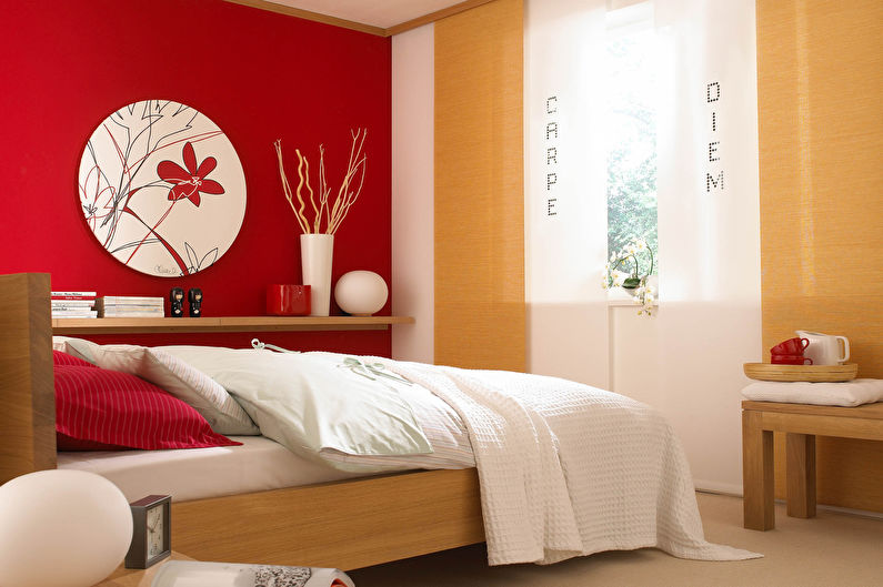 Curtains for a bedroom - photo