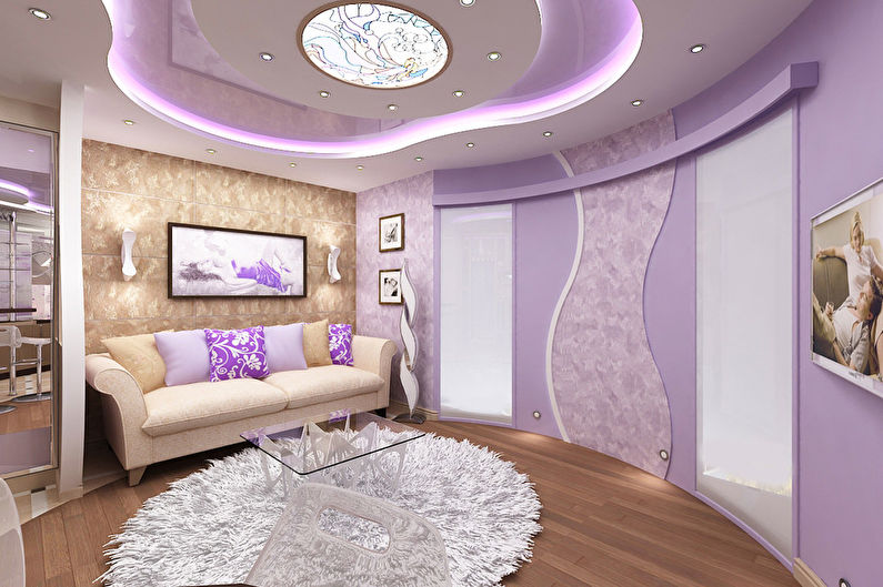 Designprojekt der Wohnung im Fusionsstil - Foto 1