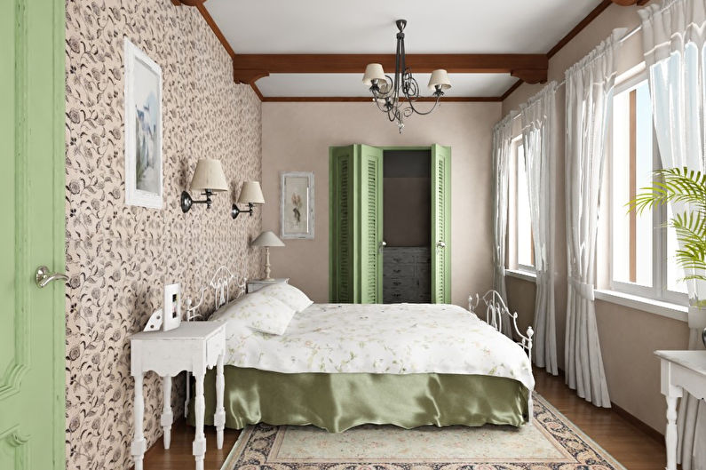 Provence Style Bedroom Design - Style Features