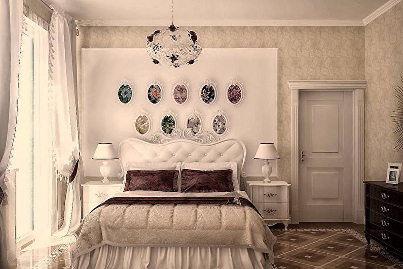 Provence style bedroom interior design - photo