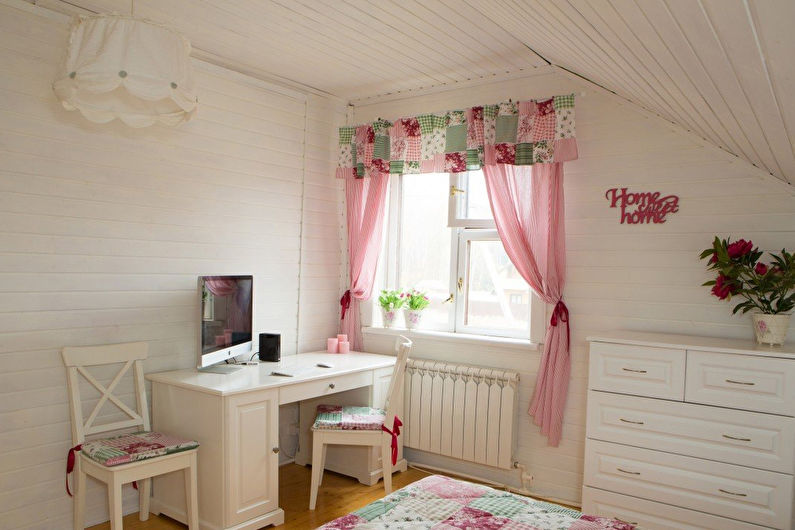 Provence style bedroom interior design - photo