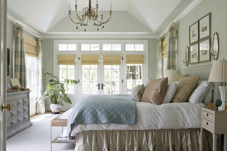 Provence style bedroom interior design - photo