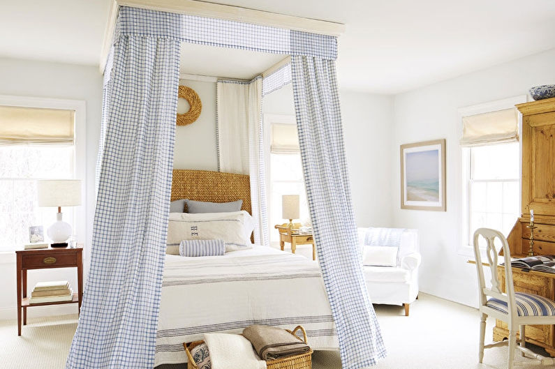 Provence style bedroom interior design - photo