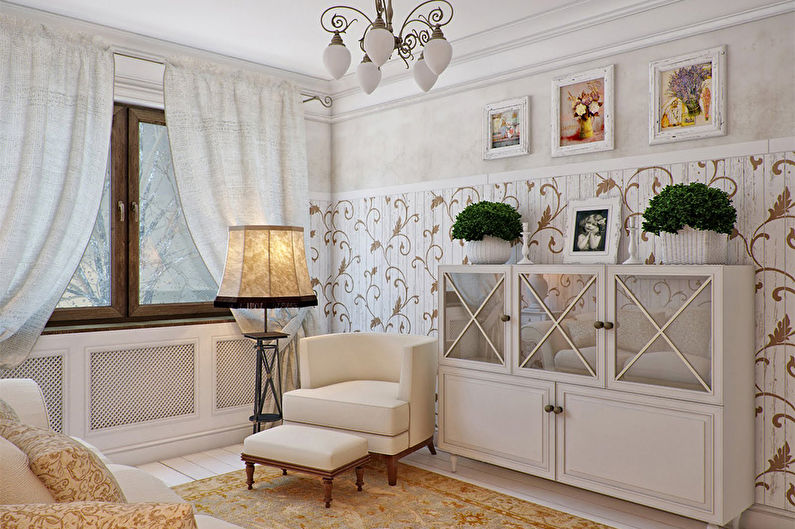 Provence style curtains