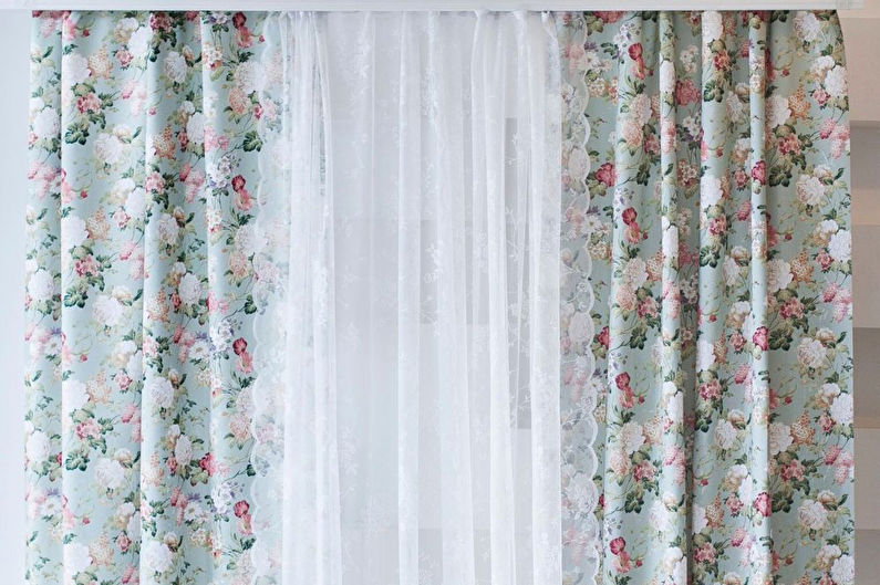 Provence style curtains - photo
