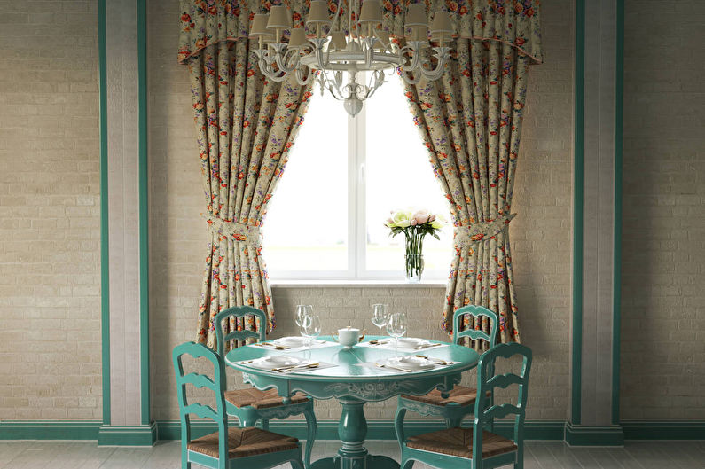 Provence style curtains - photo