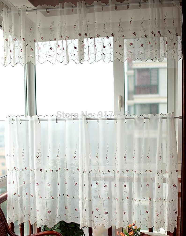 Provence style curtains - photo