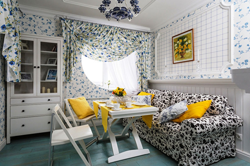 Provence style curtains - photo
