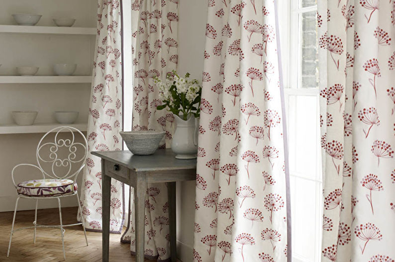 Provence style curtains - photo