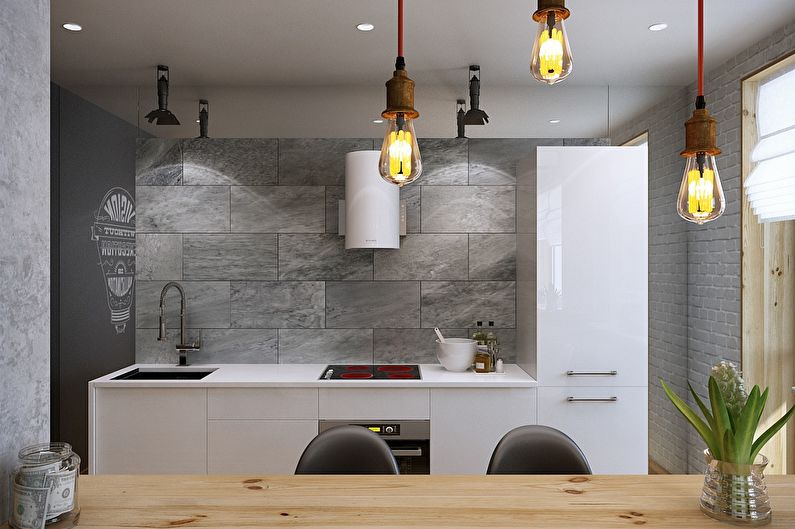 Lägenhetsdesign i loftstil, Magnitogorsk - foto