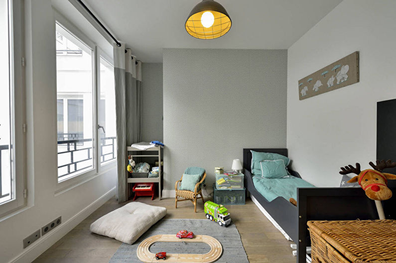 Disenyo ng Baby Room para sa Batang Lalaki - Dekorasyon sa Wall