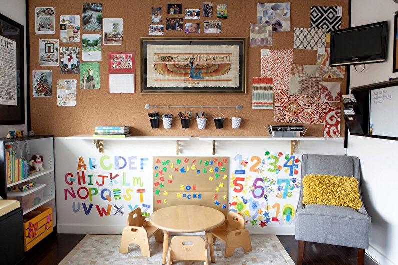 Disenyo ng Baby Room para sa Batang Lalaki - Dekorasyon sa Wall