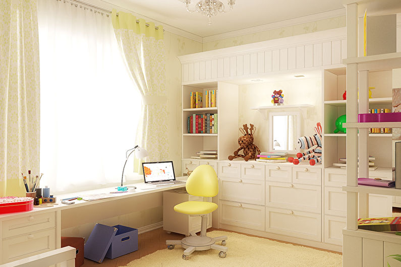 Interior design of a children's room for a girl - photo