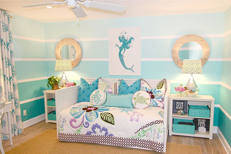 Interior design of a children's room for a girl - photo