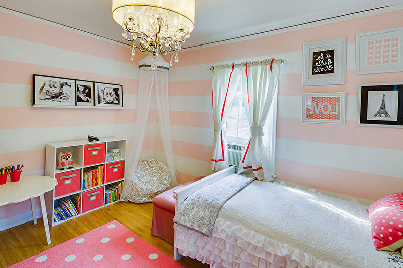 Interior design of a children's room for a girl - photo