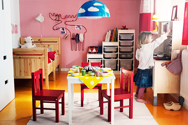 Interior design of a children's room for a girl - photo