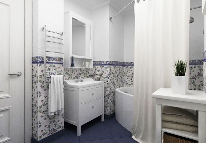 Provence Style Bathroom Design - Finish