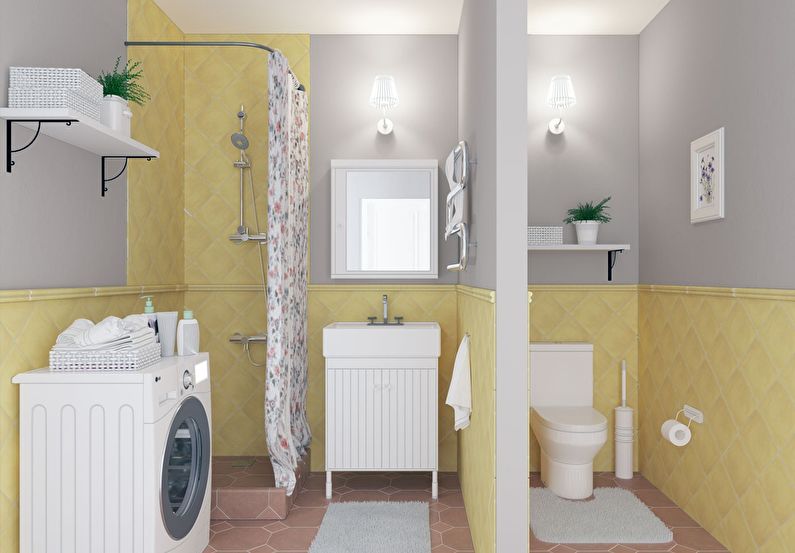 Provence Style Bathroom Design - Finish