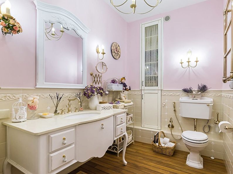 Provence Style Bathroom Design - Finish