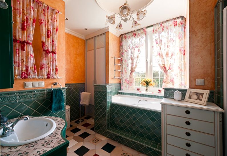 Bathroom Design in Provence Style - Accessories and Decor