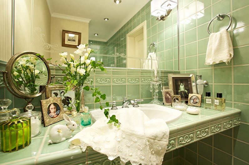 Bathroom Design in Provence Style - Accessories and Decor
