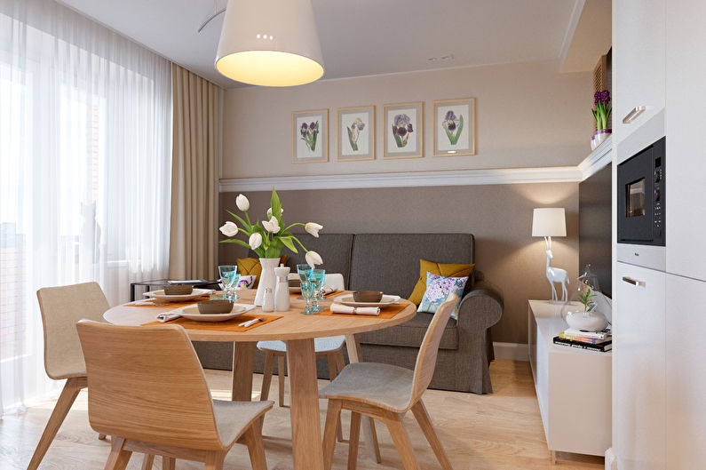 Petit apartament a Sant Petersburg, de 45 m2