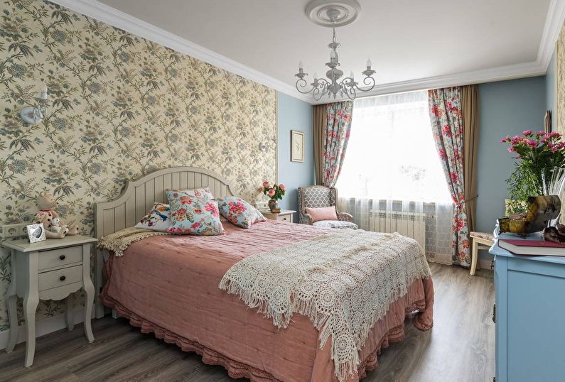 Provence style bedroom design: 65 photo ideas