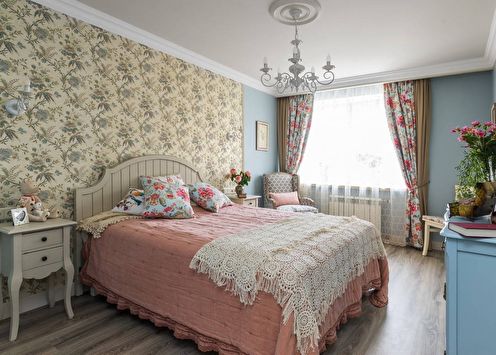 Provence style bedroom design: 65 photo ideas