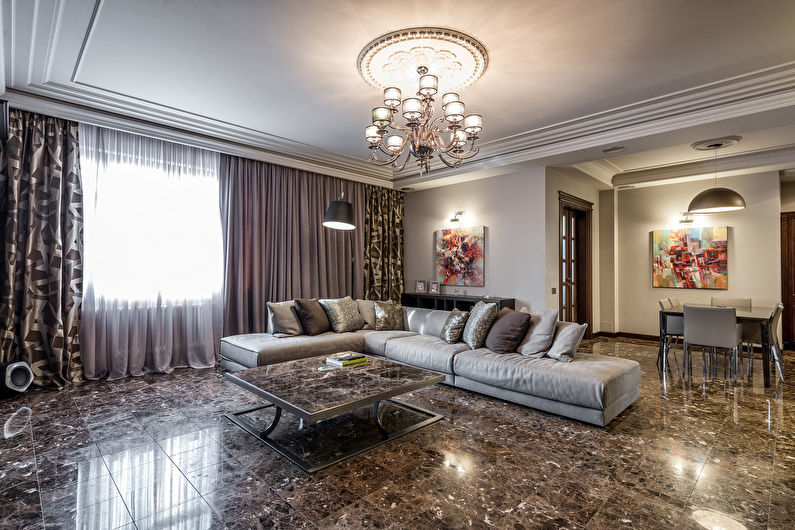 Design apartament în stilul unui clasic modern - foto 1