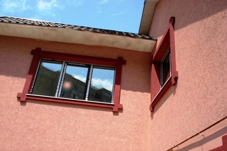 Stucco bark beetle for facades