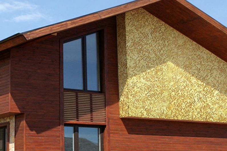 Stucco bark beetle for facades