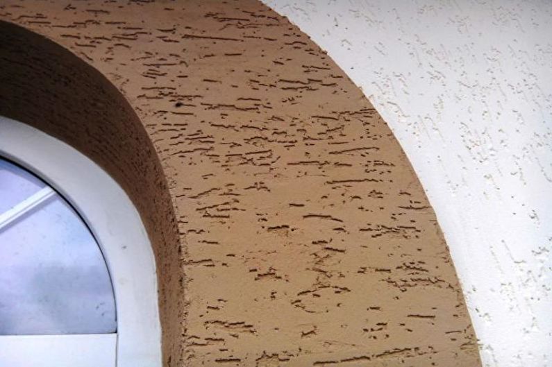 Stucco bark beetle for facades