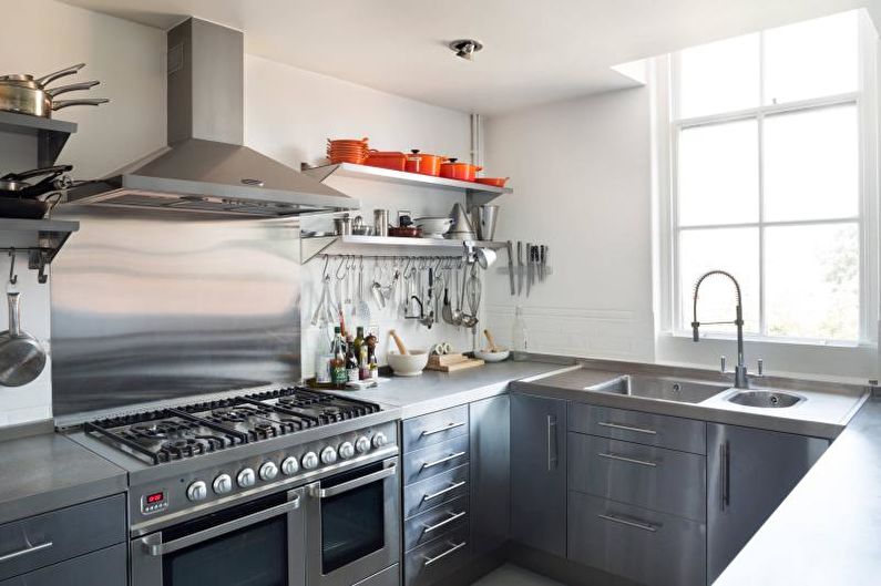 Roof rails for the kitchen - photo