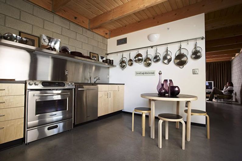 Roof rails for the kitchen - photo
