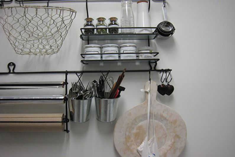 Roof rails for the kitchen - photo