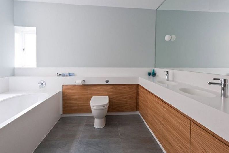 Minimalist Bathroom Design - Floor Finish