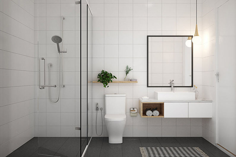 Minimalism Design Bathroom - Lighting