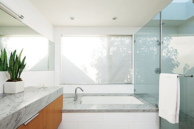 Minimalism style bathroom interior design - photo