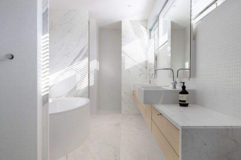Minimalism style bathroom interior design - photo