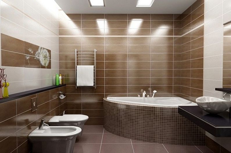 Minimalism style bathroom interior design - photo