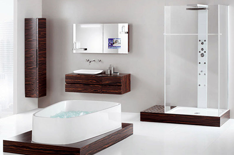 Minimalism style bathroom interior design - photo