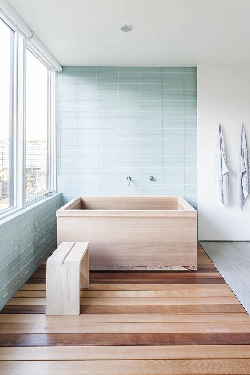 Minimalism style bathroom interior design - photo