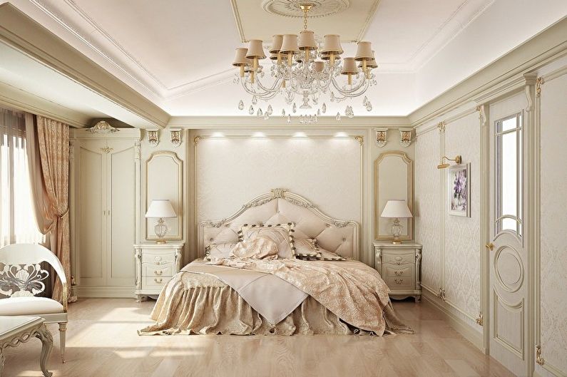 Beige classic bedroom - Interior Design